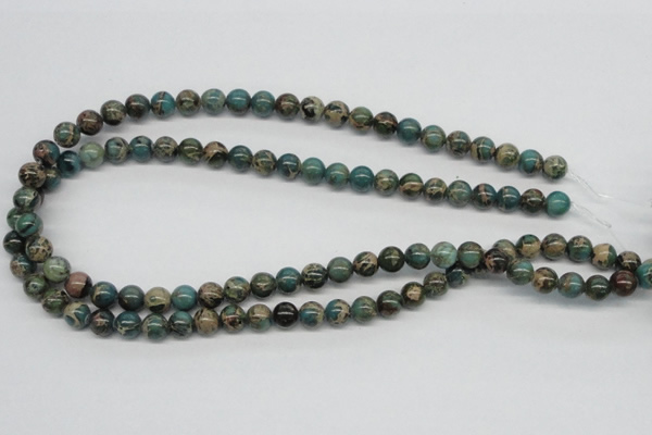 CNI03 16 inches 8mm round natural imperial jasper beads wholesale