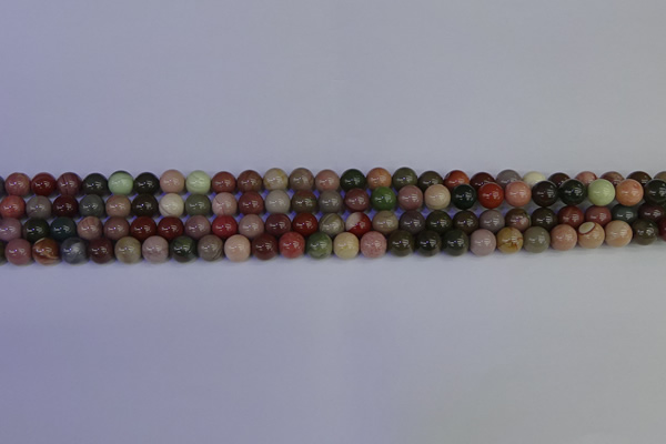 CNI350 15.5 inches 4mm round imperial jasper beads wholesale