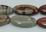 CNJ06 15.5 inches 15*30mm oval natural noreena jasper beads