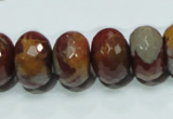 CNJ25 15.5 inches 12*18mm faceted rondelle natural noreena jasper beads