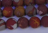 CNJ303 15.5 inches 10mm round matte noreena jasper beads wholesale