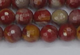 CNJ310 15.5 inches 8mm faceted round noreena jasper beads