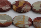 CNJ52 15.5 inches 20*30mm faceted oval noreena jasper beads