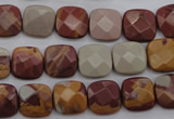 CNJ58 15.5 inches 12*12mm faceted square noreena jasper beads