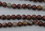 CNJ66 15.5 inches 6mm round noreena jasper beads wholesale