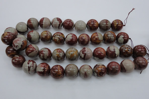 CNJ73 15.5 inches 20mm round noreena jasper beads wholesale