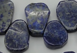 CNL1153 Top drilled 15*20mm - 18*25mm freeform lapis lazuli beads