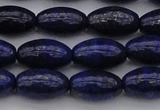 CNL1158 15.5 inches 10*16mm rice lapis lazuli gemstone beads