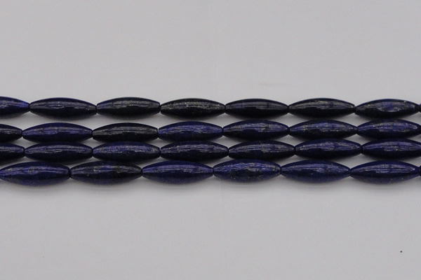 CNL1159 15.5 inches 10*30mm rice lapis lazuli gemstone beads