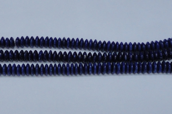 CNL1263 15.5 inches 5*12mm rondelle natural lapis lazuli beads