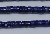 CNL1265 15.5 inches 3*6mm tyre natural lapis lazuli beads