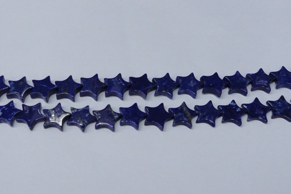 CNL1286 15.5 inches 18mm star natural lapis lazuli beads