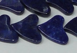 CNL1290 15.5 inches 21*22mm heart natural lapis lazuli beads