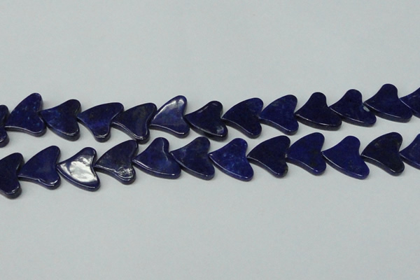 CNL1290 15.5 inches 21*22mm heart natural lapis lazuli beads