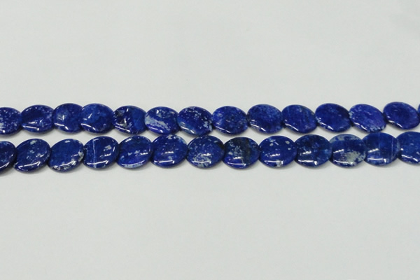 CNL1302 15.5 inches 20mm flat round natural lapis lazuli beads