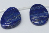 CNL1320 Top drilled 25*35mm - 35*45mm freeform natural lapis lazuli beads