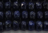 CNL1403 15.5 inches 5*8mm faceted rondelle lapis lazuli beads