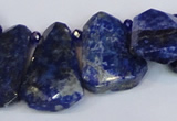 CNL1610 Top drilled 20*28mm - 25*35mm freeform lapis lazuli beads