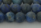 CNL1653 15.5 inches 10mm round matte lapis lazuli beads wholesale