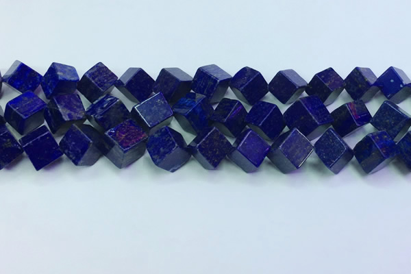 CNL1672 15.5 inches 11*11mm cube lapis lazuli gemstone beads