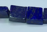 CNL1678 15.5 inches 11*11mm - 12*12mm square lapis lazuli beads