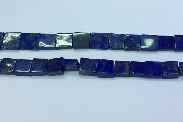 CNL1678 15.5 inches 11*11mm - 12*12mm square lapis lazuli beads