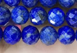 CNL1716 15.5 inches 6mm faceted round lapis lazuli beads