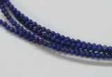 CNL200 15.5 inches 3mm round natural lapis lazuli beads wholesale