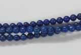 CNL203 15.5 inches 4mm round natural lapis lazuli beads wholesale