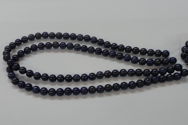 CNL209 15.5 inches 8mm round natural lapis lazuli beads wholesale