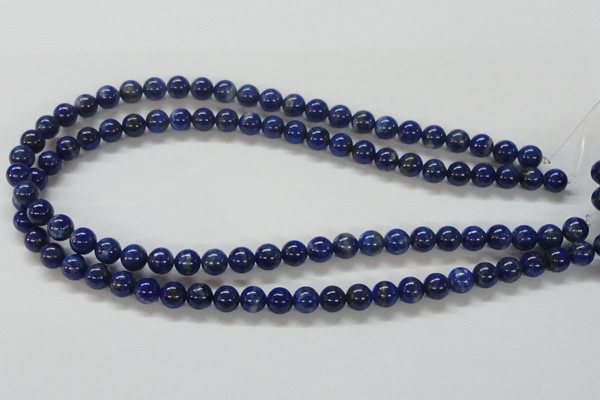 CNL210 15.5 inches 8mm round natural lapis lazuli beads wholesale