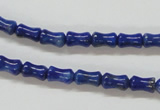 CNL237 15.5 inches 5*7mm bamboo shape natural lapis lazuli beads wholesale