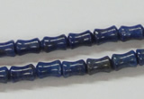 CNL238 15.5 inches 6*8mm bamboo shape natural lapis lazuli beads wholesale