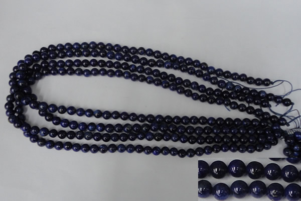 CNL402 15.5 inches 6mm round natural lapis lazuli gemstone beads