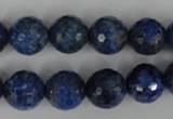 CNL416 15.5 inches 12mm faceted round natural lapis lazuli gemstone beads