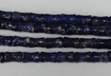 CNL432 15.5 inches 5*7mm bone natural lapis lazuli gemstone beads