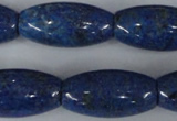 CNL445 15.5 inches 15*30mm rice natural lapis lazuli gemstone beads