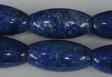 CNL446 15.5 inches 15*30mm rice natural lapis lazuli gemstone beads