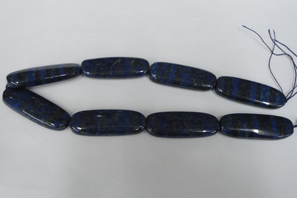 CNL489 15.5 inches 18*48mm oval natural lapis lazuli gemstone beads