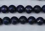 CNL603 15.5 inches 10mm faceted round natural lapis lazuli gemstone beads