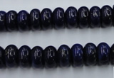 CNL612 15.5 inches 6*10mm rondelle natural lapis lazuli gemstone beads