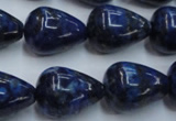 CNL619 15.5 inches 15*20mm teardrop natural lapis lazuli gemstone beads