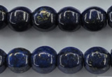 CNL636 15.5 inches 13*14mm pumpkin natural lapis lazuli beads