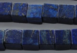 CNL645 15.5 inches 12*12mm cube natural lapis lazuli beads