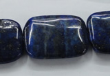 CNL672 15.5 inches 22*30mm rectangle natural lapis lazuli beads