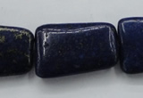 CNL675 15.5 inches 20*30mm trapezoid natural lapis lazuli beads