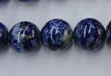 CNL718 15.5 inches 16mm round natural lapis lazuli gemstone beads