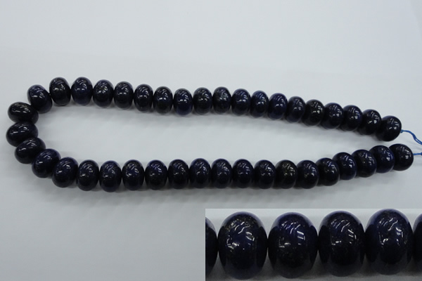 CNL865 15.5 inches 10*14mm rondelle natural lapis lazuli gemstone beads