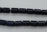 CNL882 15.5 inches 7*9mm tube natural lapis lazuli gemstone beads