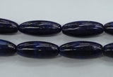 CNL893 15.5 inches 8*20mm rice natural lapis lazuli gemstone beads